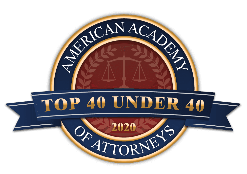 2020 Top 40 Under 40 American Academy of Attorneys